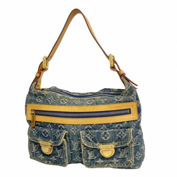 Louis Vuitton | Bags | Louis Vuitton Monogram Denim Baggy Pm Shoulder ...